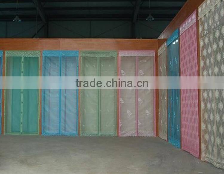 2016 Dustproof anti-mosquito soft magnetic rolling screen door with good light and closed