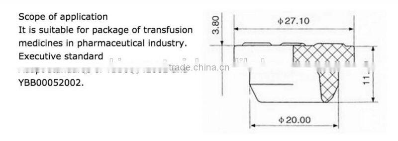 The new vials rubber stopper