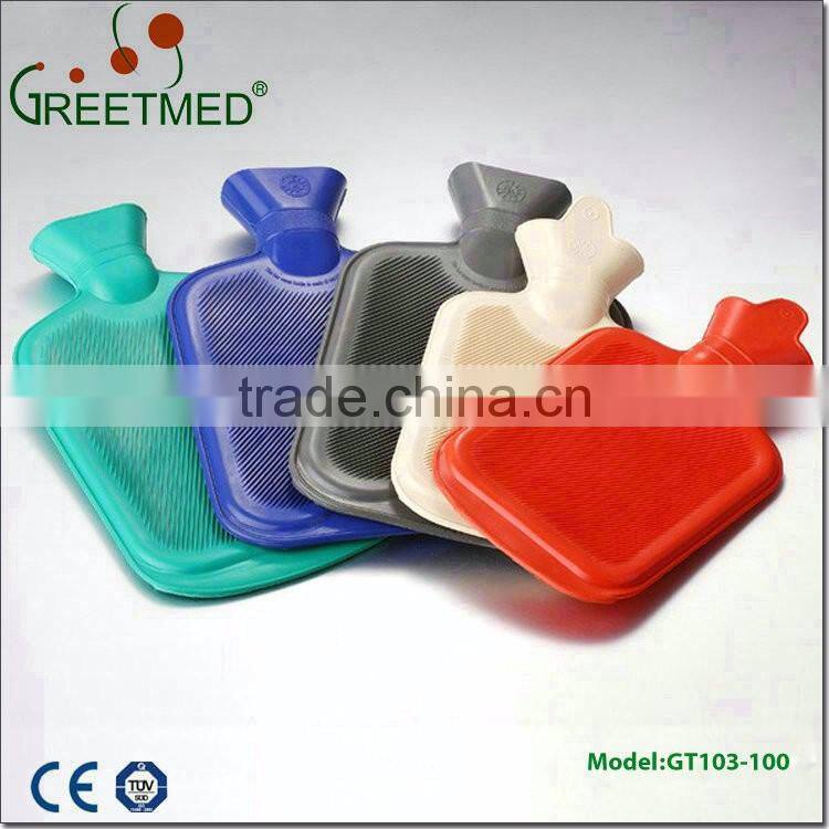 Greetmed Cheap price 100% leak proof pvc 1000ml 500ml hot water bag