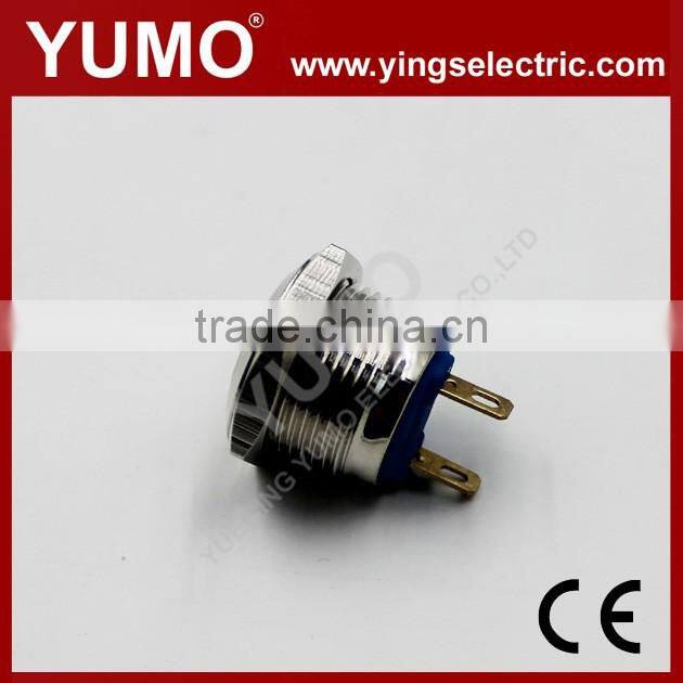 JS16F-10-J-N ROHS 16mm flat round 1NO momentary screw terminal 2A/36VDC push button switch elevator push button