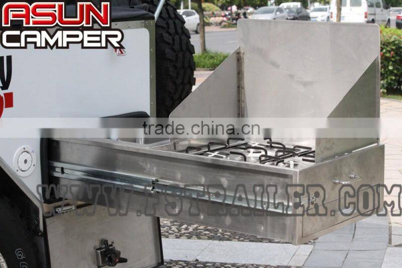 Hard floor camper forward folding trailer (FS-HFC12S)