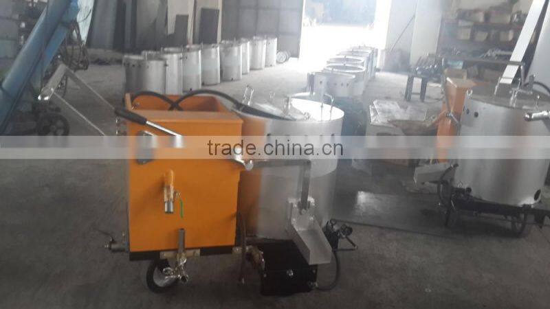 GD hot sales hand push stainless thermoplastic road marking equipment