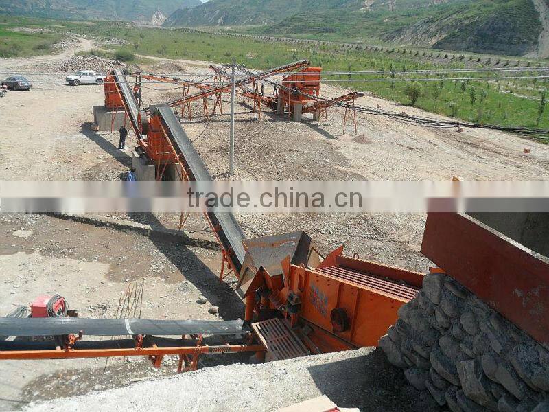 China popular high quality complete stone crushing plant aggregate plant