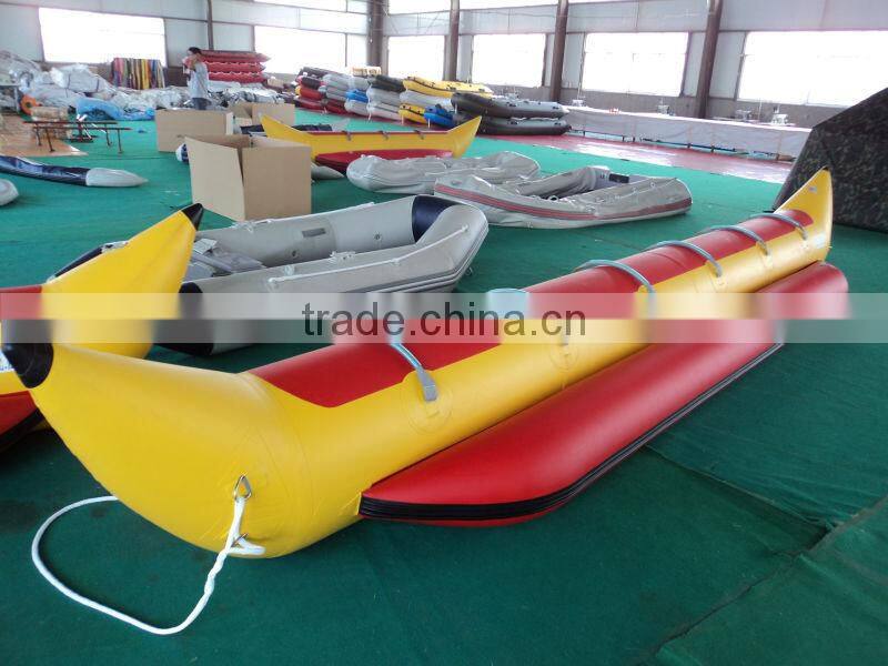 PVC material inflatable banana boat