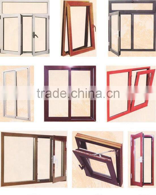 High quality pvc frame glass windows and doors made in China