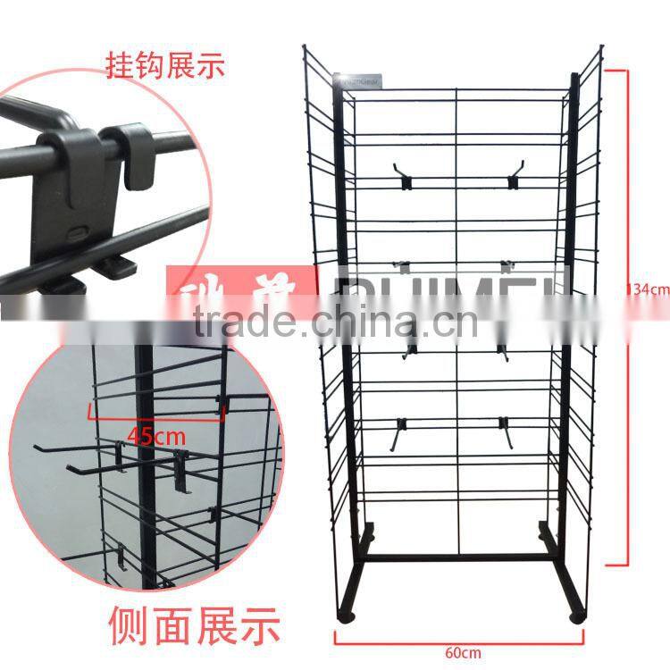 Metal wire slipper display rack