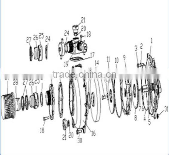 China chongqing Juanyong brand 12v electric high pressure water pump