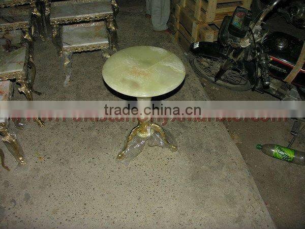 Elegant white Onyx table