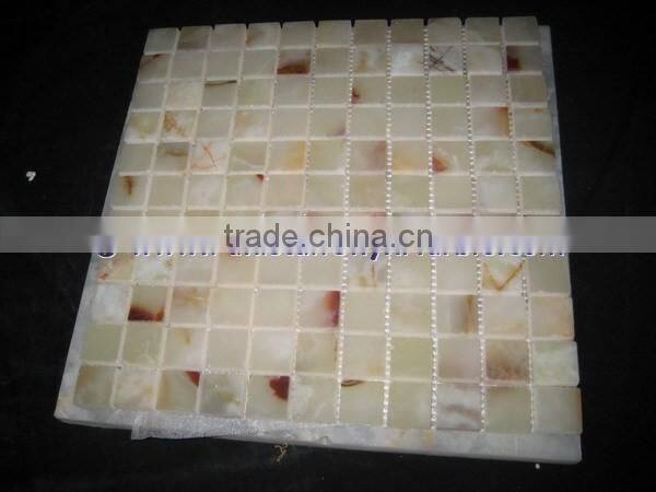 The most beautiful& best quality WHITE ONYX MOSAIC TILES COLLECTIONS