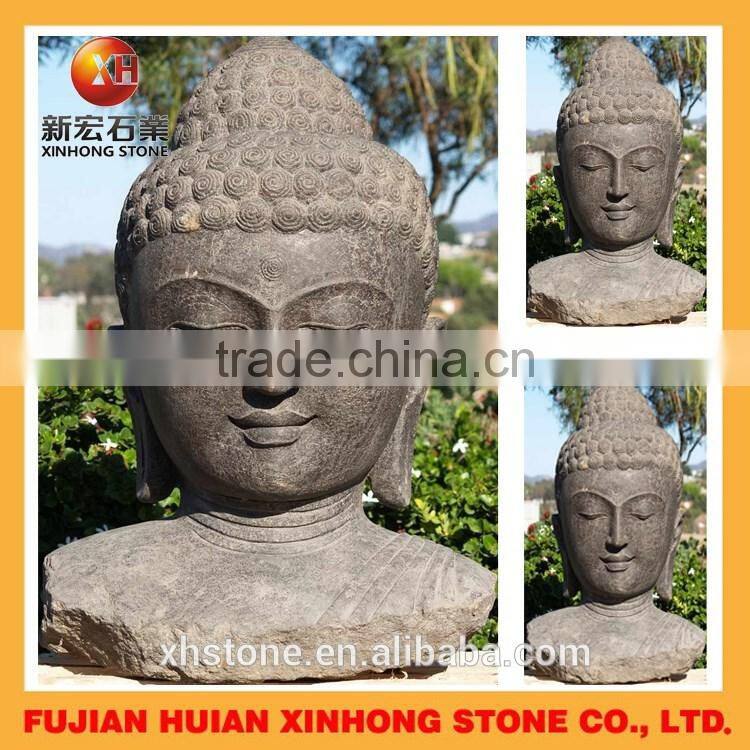 top quality hand carved stone buddha head seal