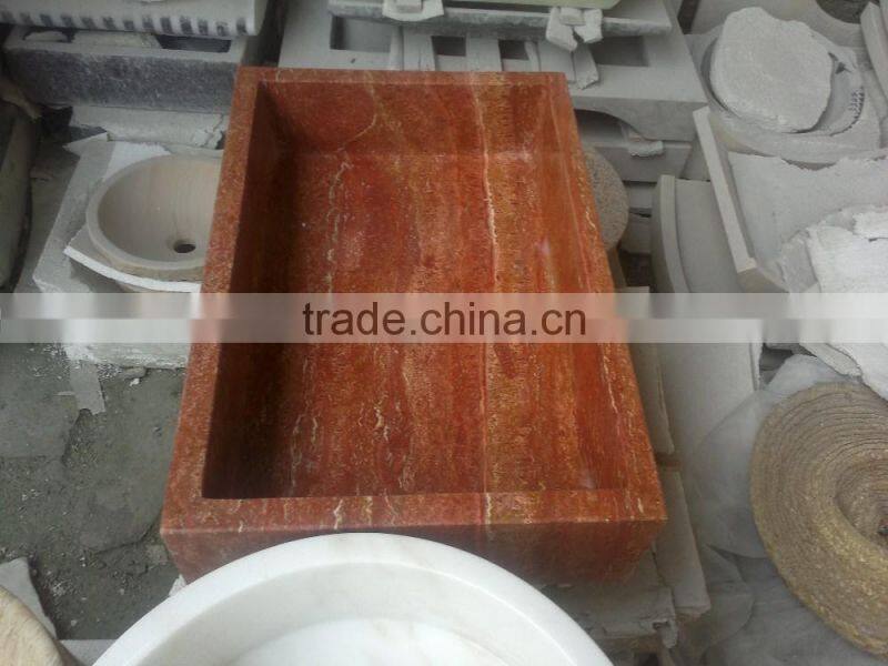 rectangular drop bathroom sink;marble sink;fancy bathroom sinks