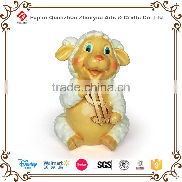 2015 cute dinosaur piggy bank with cheapest factory price