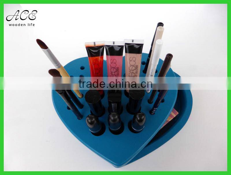 Wooden Makeup Organizer Storage