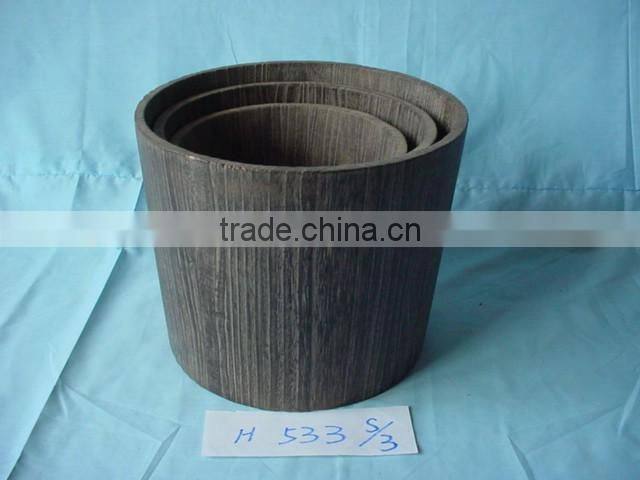 2016 popular unfinished natural pine rice wooden pails buckets