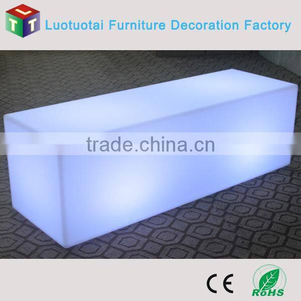 35cm waterproof wireless multicolor change led cube chair