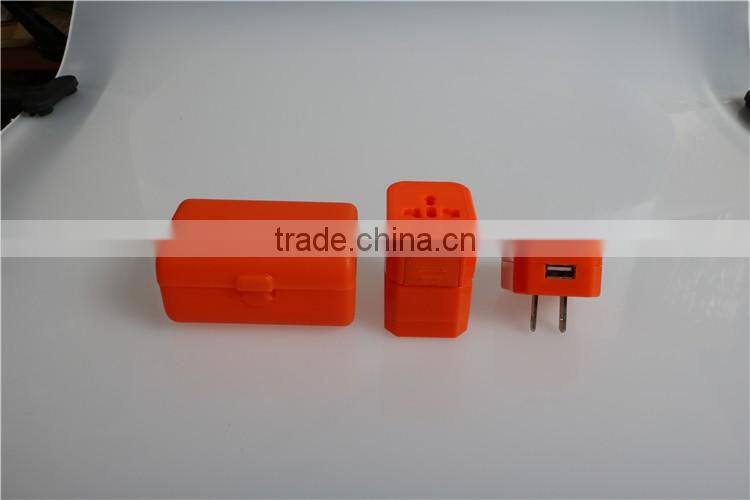 Wontravel 100% OEM USB adapter and unviersal USB travel charger with 3A USB port for hotel gift