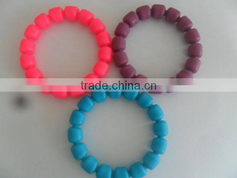 embossed silicone bracelet