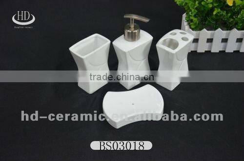 golden Ceramic bathroom set