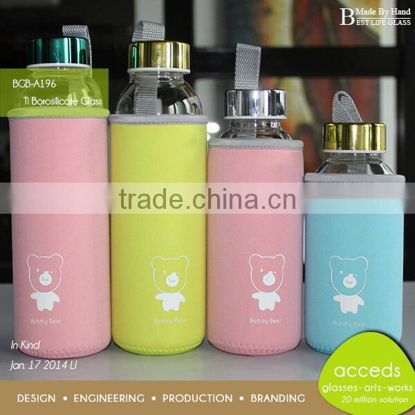 Custom Handcraft Glass Mini Travel Bottle Set