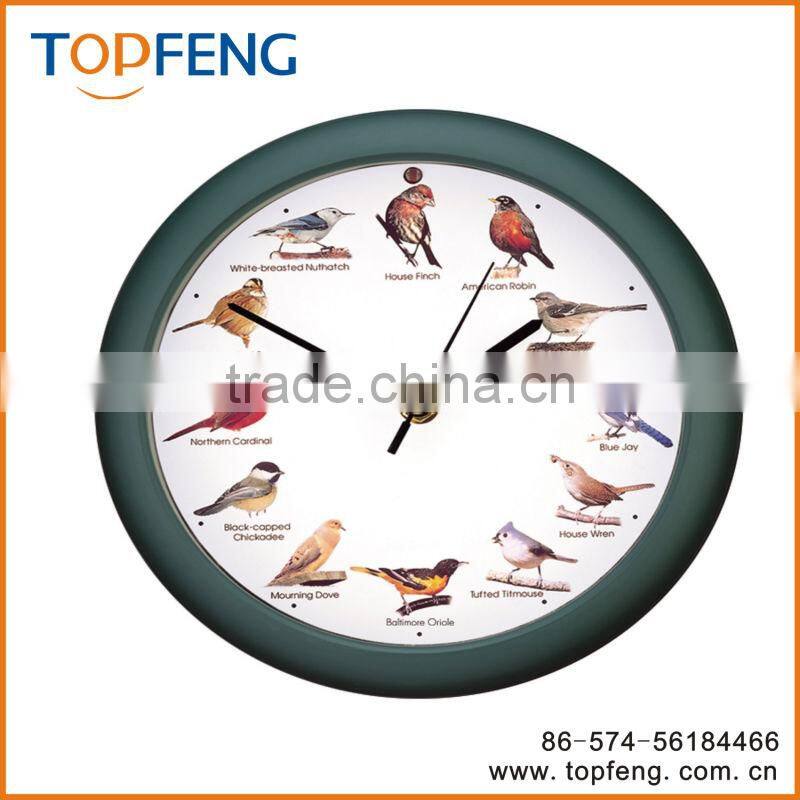 Wall clock /Singing Bird Wall Clock/12 Unique Bird Songs clock