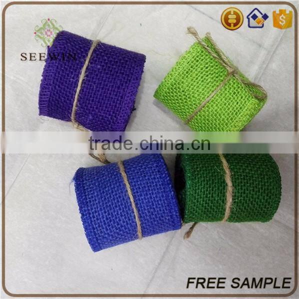 2016 wholesale natural jute flower packing