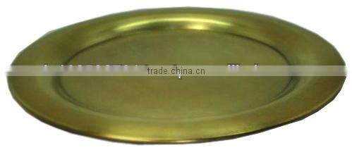 Heirloom Hammered Charger Plates