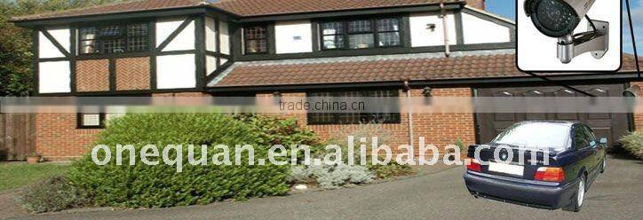 New Arrival!! Solar powered Vandal-proof Dummy security IR camera w/ outdoor rain shield for outdoor