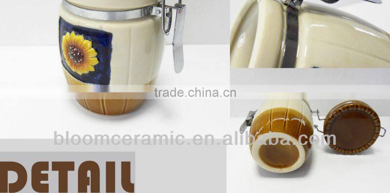 Porcelain sealed for food jars