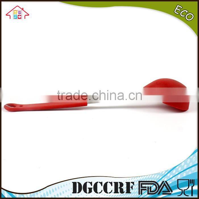 NBRSC FDA Stainless Steel Kitchen Utensil Premium Silicone Cooking Utensils dipper scoop ladle spoon
