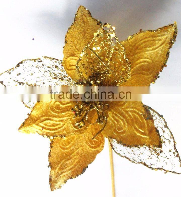 bulk buy christmas decorations artificial flower bush for christmas market