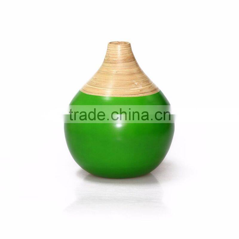 Bamboo spoon vase, high quality bamboo products from natural material