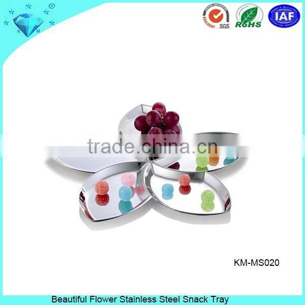 Wholesale custom tea tray stainless steel snack serving tray