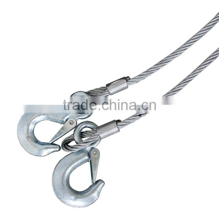 3.6m 2T 3T 4T strong steel towing rope