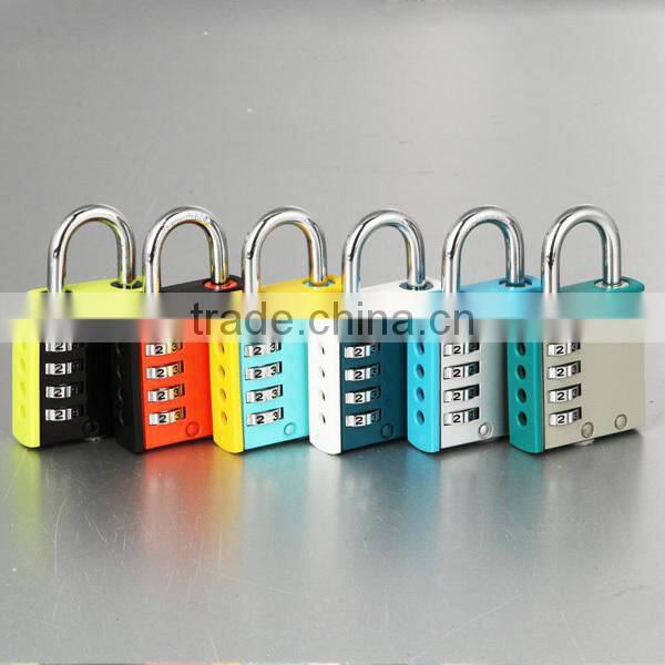 High quality nice color 4 digit combination decorative padlock