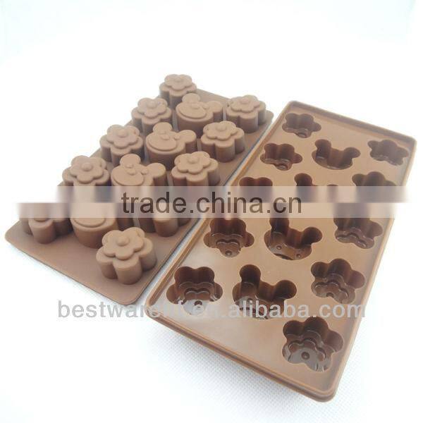 candy silicone tray 15 cavity love ice mould silicone chocolate molds