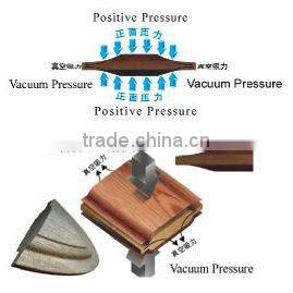 Wood Veneer Membrne Pressing Machine SH2680A with Dimension 3300x1560x2250mm and Table Surface 2340x1140mm