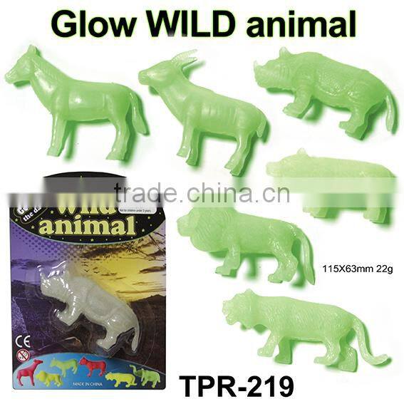 Sell Plastic Stretchy Glow Wild Animal Toys