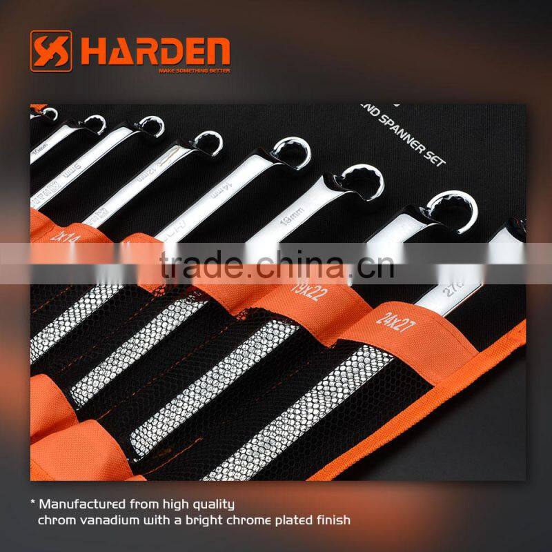 8pcs ring spanner handle tools high quanlity Harden spanner wrench