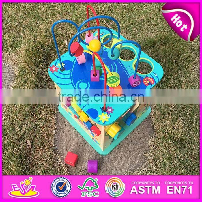 2016 hottest baby wooden beads toy W11B097