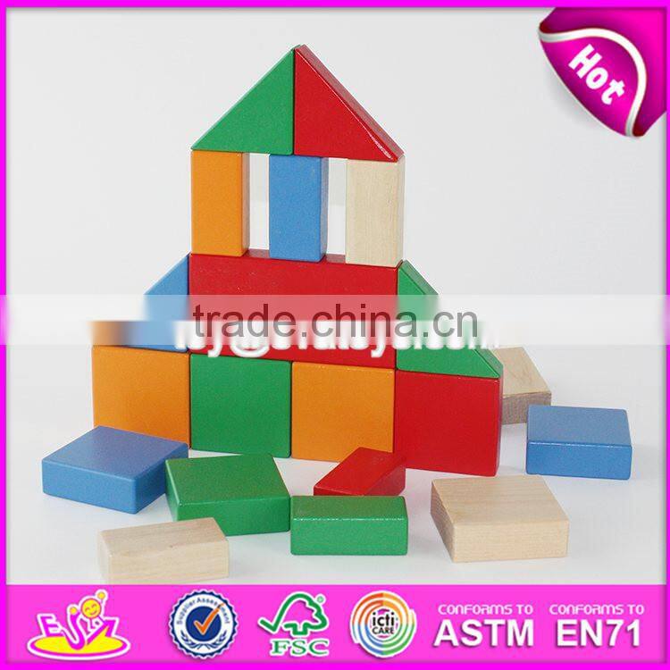 2017 New design building blocks wooden baby walkers for boys W16E066