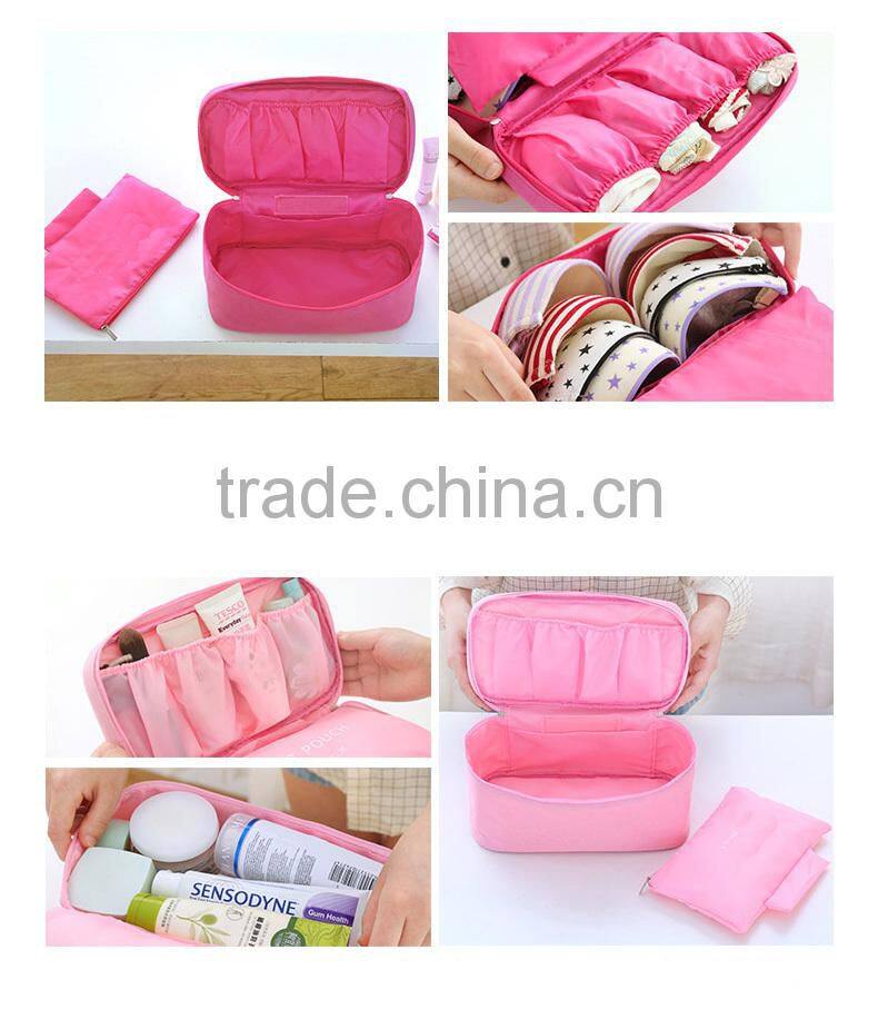 New style cosmetic bag and clothes bra organizer bag for travel