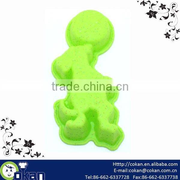 Dog shape silicone cake mould,cake pan,baking mould CK-SL537