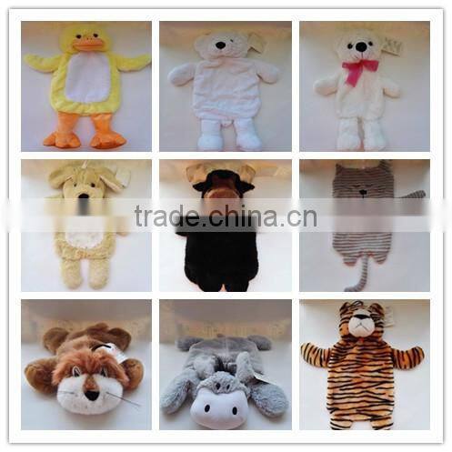 British Standard 1970:2012 Hot Water Bag with Animal Plush Cover