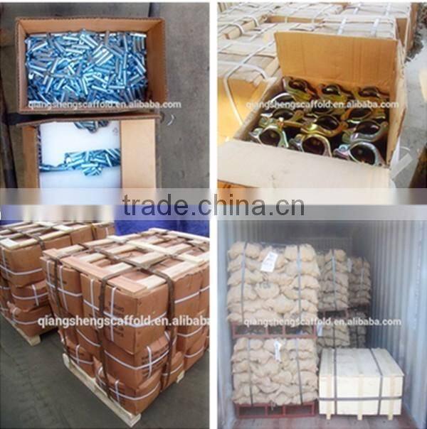 EN74 British swivel/fixed scaffolding double coupler