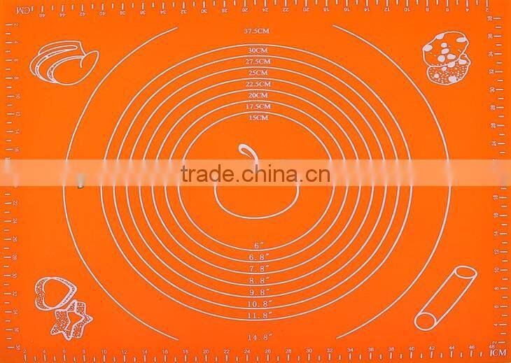 Wholesale silicone baking cup table cutting cooking mat