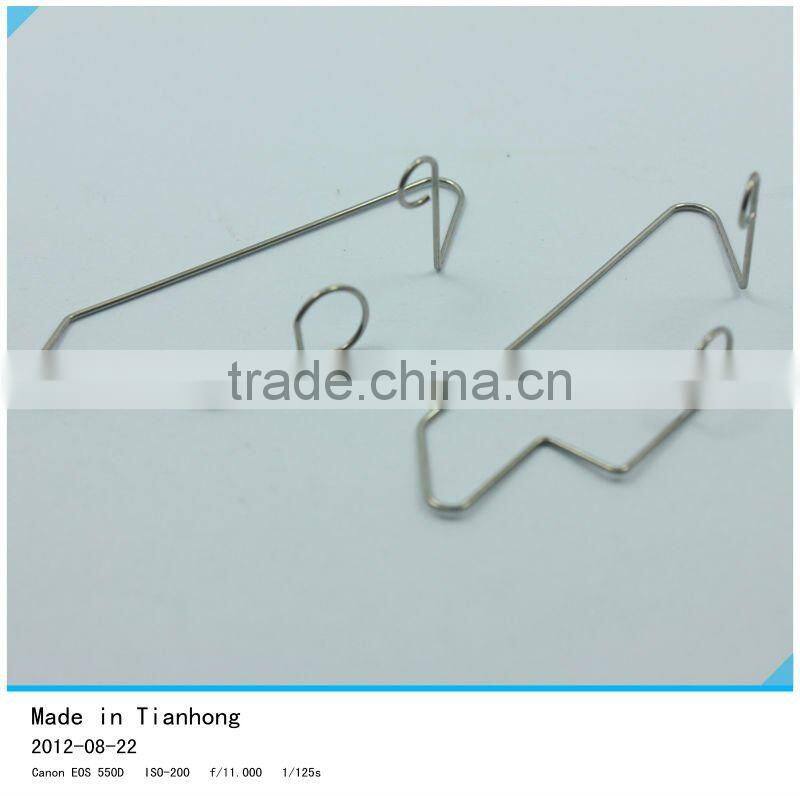 Wire forming spring made of stainless steel