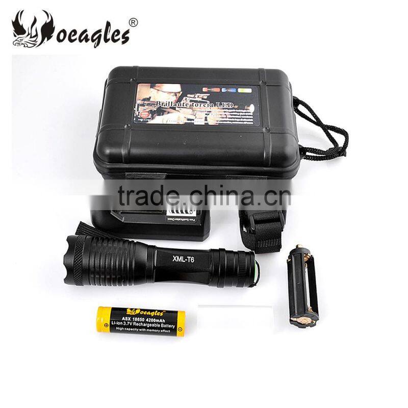 Oringal Brand New Oeagles XML-T6 3 Modes Power Style LED Bicycle Light Flashlight Torch