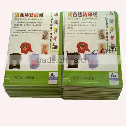 Inkjet sublimation transfer paper for dark fabric