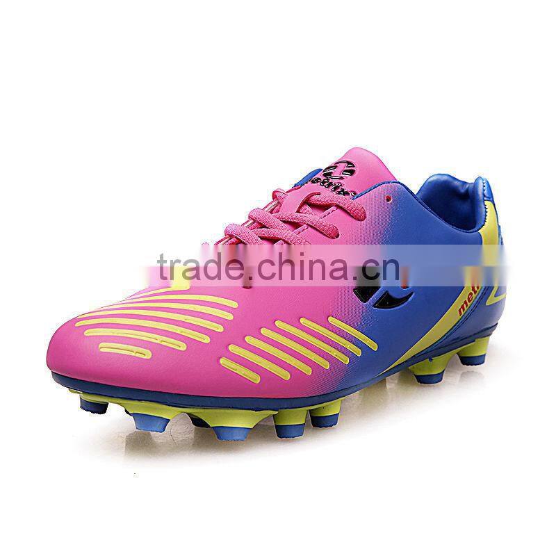 fashion sport football shoe for mother with lovers children, new model brand name soccer shoes sport for women have sample