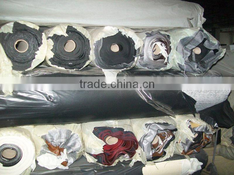 Stock Lot Pvc Synthetic Leather For Bags Furniture